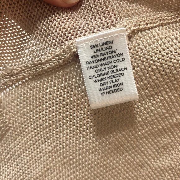 LOFT Knitted Cardigan Long Sleeve Jacket Sweater Womens S Open Front - Picture 6 of 8